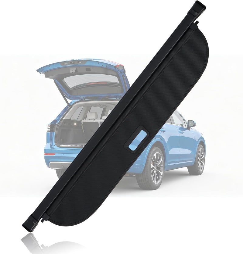 NTLTPYY Cargo Cover for Toyota bZ4X 2023-2025 lBATTERY EV (EV/BEV) - Waterproof Tear Accessories-Resistant Carbon Fibe Trunk Cover, Car Retractable Cargo Cover, Anti-Peeping Luggage Privacy Shield - Image 1